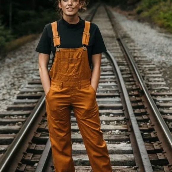 Roamers Pants - Roamers Brand Marshall Point Overalls in Dijon (Size 26)